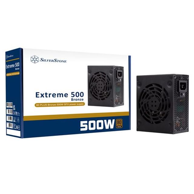 SilverStone、ATXブラケットが付属するSFX電源「Extreme 500 Bronze 