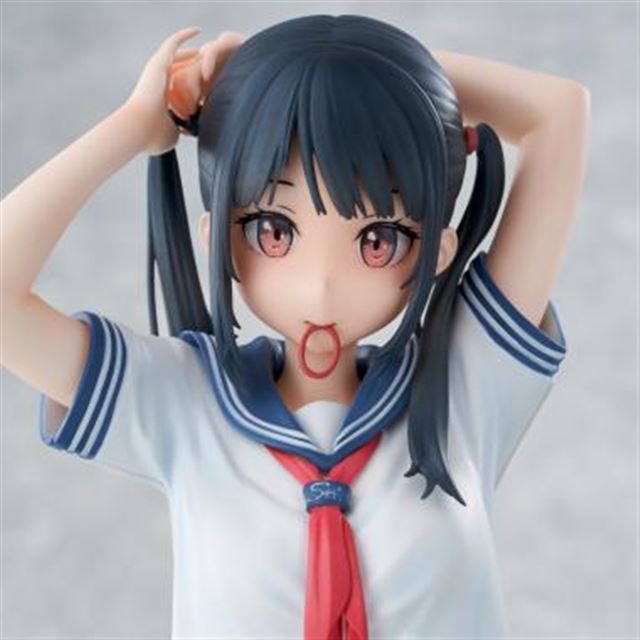 カントク氏「セーラー服のまんなか」表紙画の女の子がフィギュアに、19,800円 - 価格.com