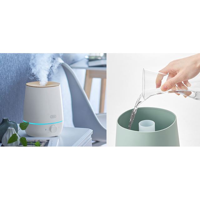 ラドンナ、レトロクラシックなカラーの超音波式加湿器「Toffy 抗菌