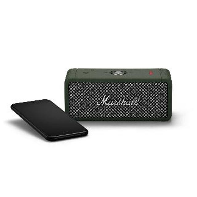 Marshall、360度サウンドのポータブルスピーカー「Emberton」に新色