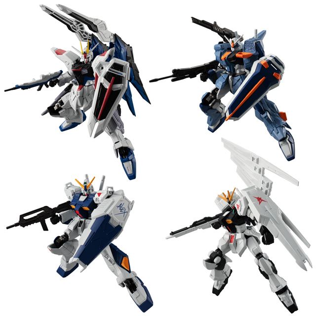 食玩「機動戦士ガンダム Gフレーム」がフルアーマー仕様に、第1弾は「ν