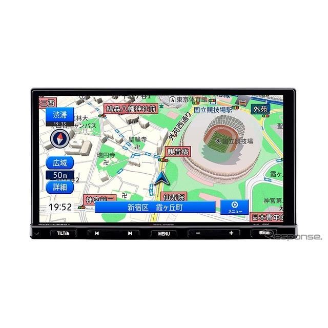 良品【送料込】ECLIPSE カーナビTV（AVN-LS01）2020年秋地図-