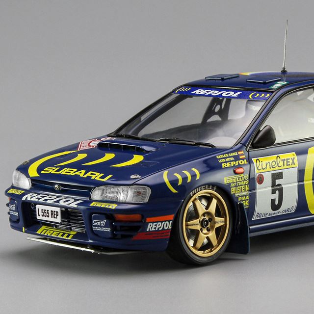 1995年ラリー・モンテカルロ優勝車を再現、ターマック仕様の「インプレッサ」1/24模型 - 価格.com