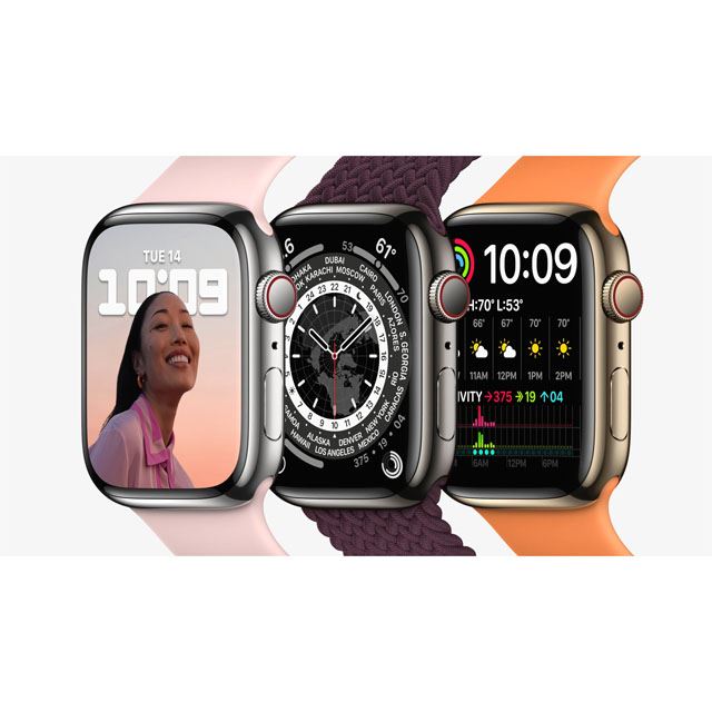 アップル、第7世代モデル「Apple Watch Series 7」を本日10/15発売
