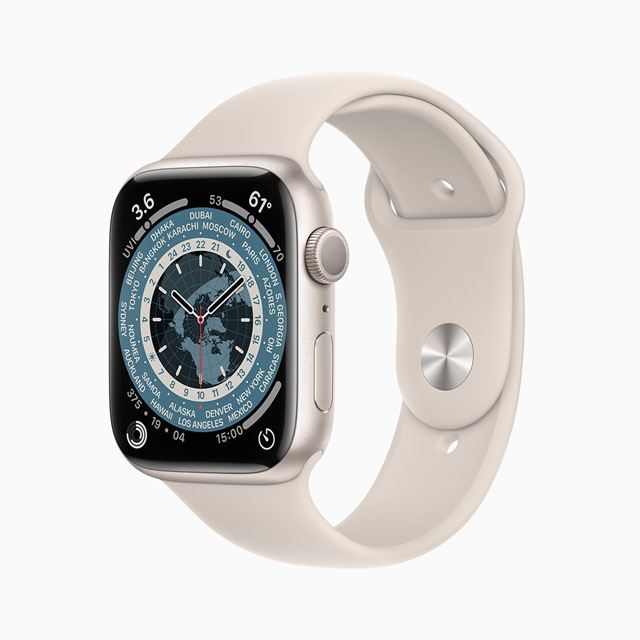 ソフトバンクが「Apple Watch Series 7」を10月15日発売、8日21時より