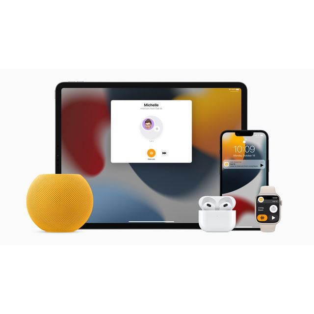 アップル、スマートスピーカー「HomePod mini」に新色イエロー 
