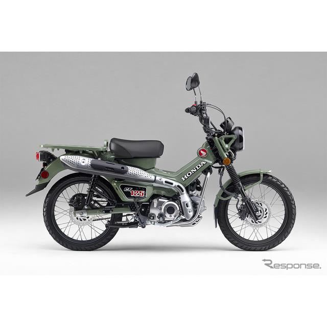 ホンダ CT125・ハンターカブ、新色「パールオーガニックグリーン」追加へ - 価格.com