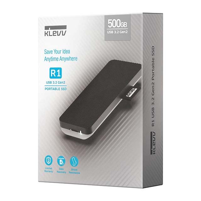 KLEVV R1 USB 3.2 Gen2 Type-C Portable SSD
