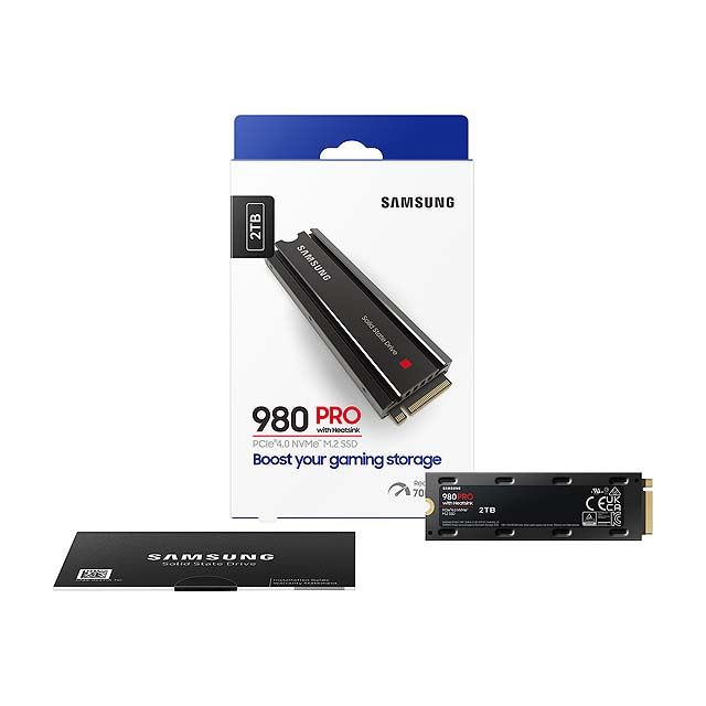 サムスン SSD 980 PRO 1TB ヒートシンク搭載 M.2 新品 PS5 - PC/タブレット