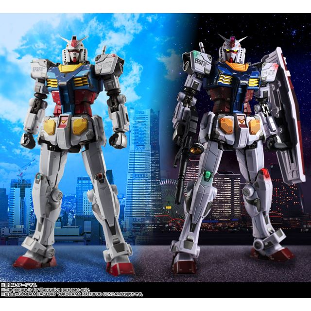 GUNDAM FACTORY YOKOHAMA「RX-78F00 ガンダム」夜間起動ver.が“超合金 ...