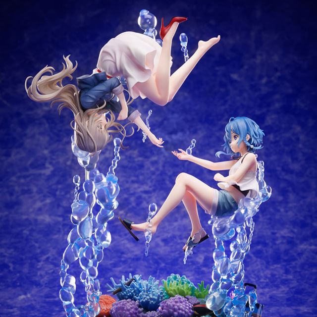アニメ「白い砂のアクアトープ」見つめ合う海咲野くくる＆宮沢風花が1 