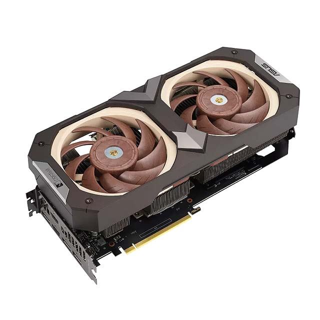 ASUS、Noctuaと共同開発したビデオカード「RTX3070-O8G-NOCTUA