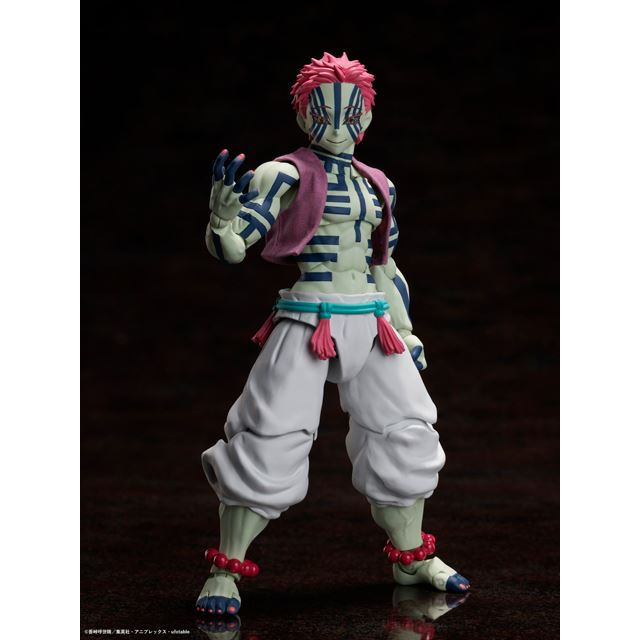 鬼滅の刃」猗窩座が1/12可動フィギュアに、「破壊殺 羅針」の台座付き 