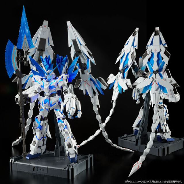 機動戦士ガンダムUC」ペルフェクティビリティがPGガンプラ化、発光 