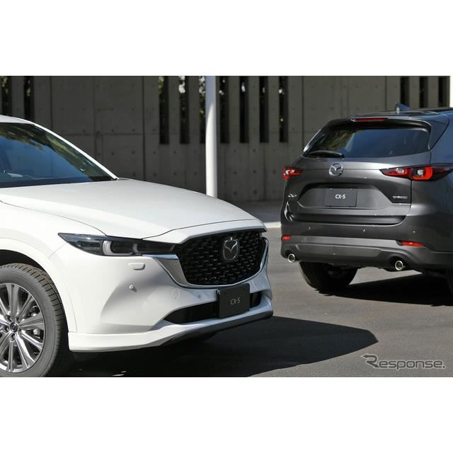 マツダ CX-5 改良新型】ボディ同色ガーニッシュが光る、最上級の「エクスクルーシブモード」［詳細画像］ - 価格.com