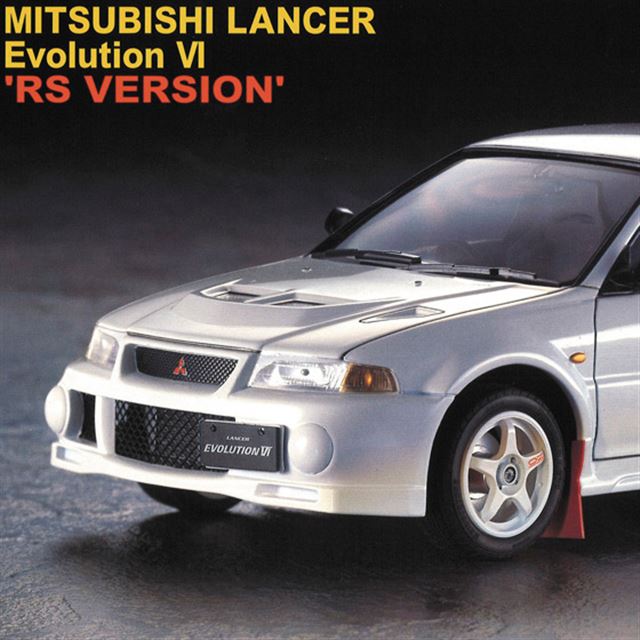 三菱「ランサー エボリューション VI」1/24模型、1999年WRCベース車を