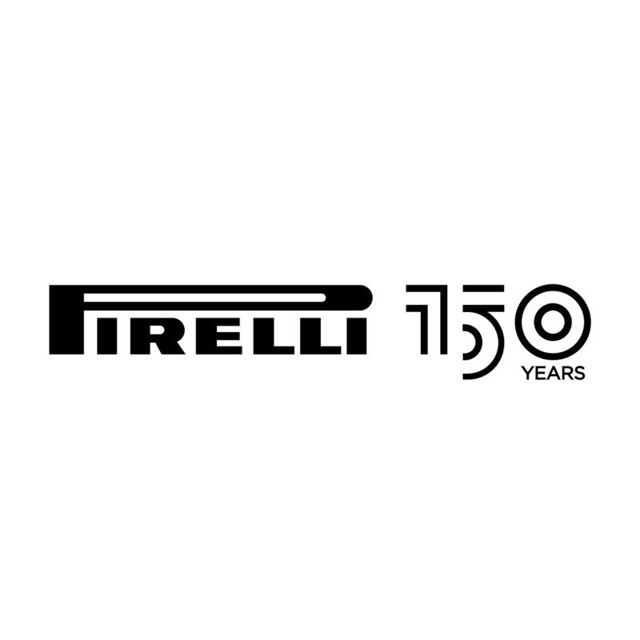 ピレリの創立150周年記念ロゴ。