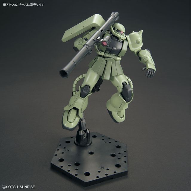 ホワイトブラウン ガンプラ HGUC 1/144 MS-06 ザクⅡ オリジナル迷彩