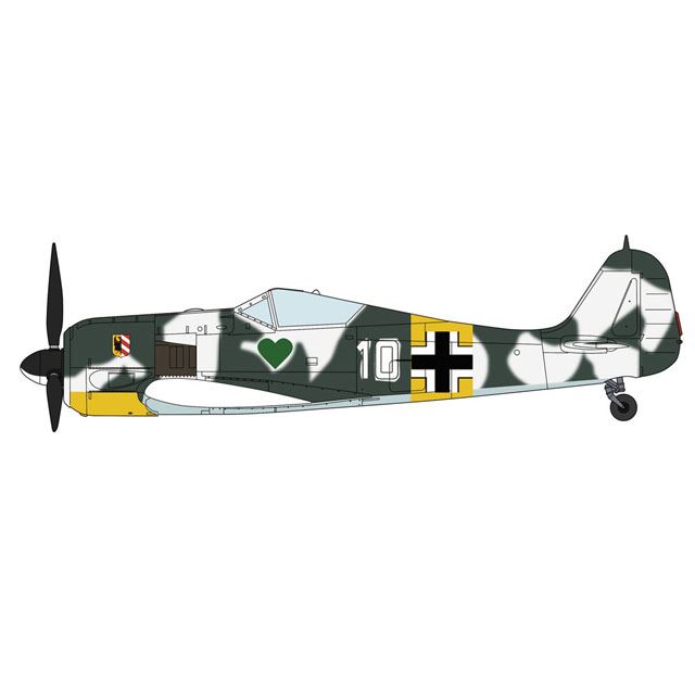 ハセガワ、第54戦闘航空団グリュンヘルツから“超エースの機体”を1/48 