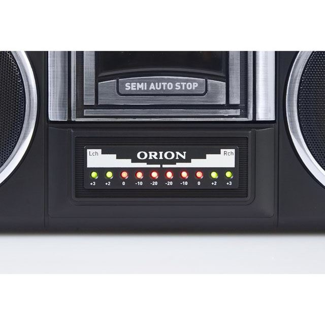 80年代デザインながらBluetooth対応、ORION「ステレオラジオカセット