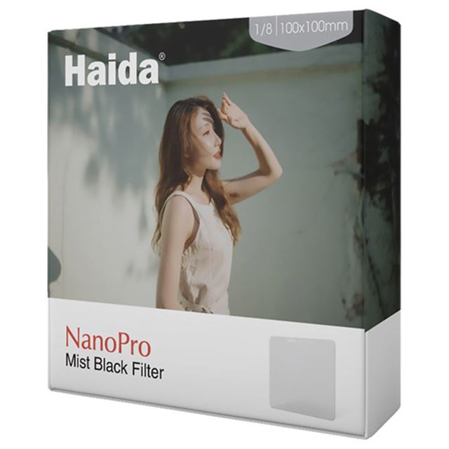 「Haida ナノプロ ミストブラック 1/8 ソフトフィルター 100×100mm 角型フィルター」