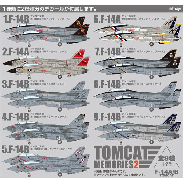 食玩「トムキャットメモリーズ2」が5/30発売へ、「F-14B」新パーツを追加 - 価格.com