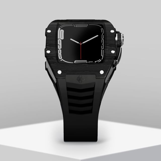 AppleWatch Case Racing Black 44 45 腕時計-