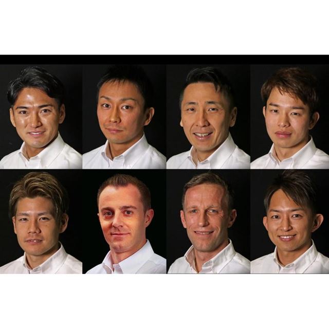日産系チームからSUPER GT 2022に参戦する8人のドライバー。写真左列から順に（上段／...