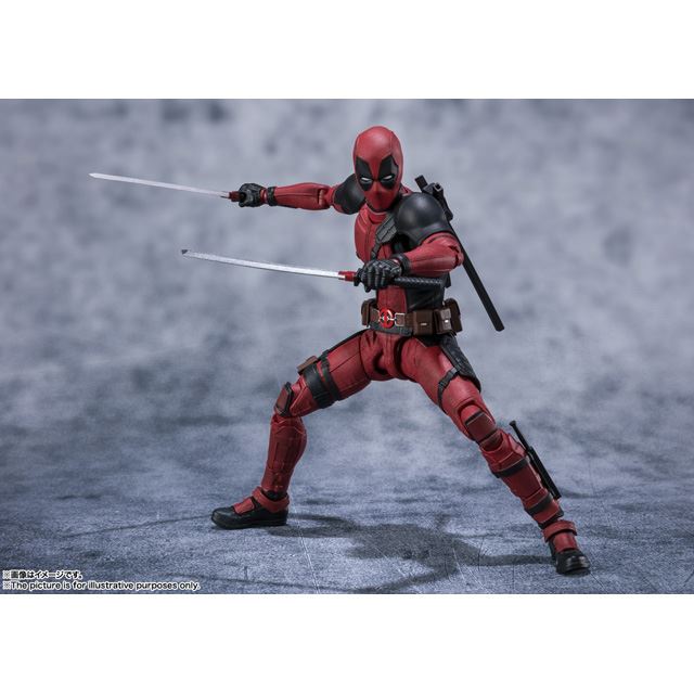 バンダイ「S.H.Figuarts デッドプール」2/26発売、背中に刀を