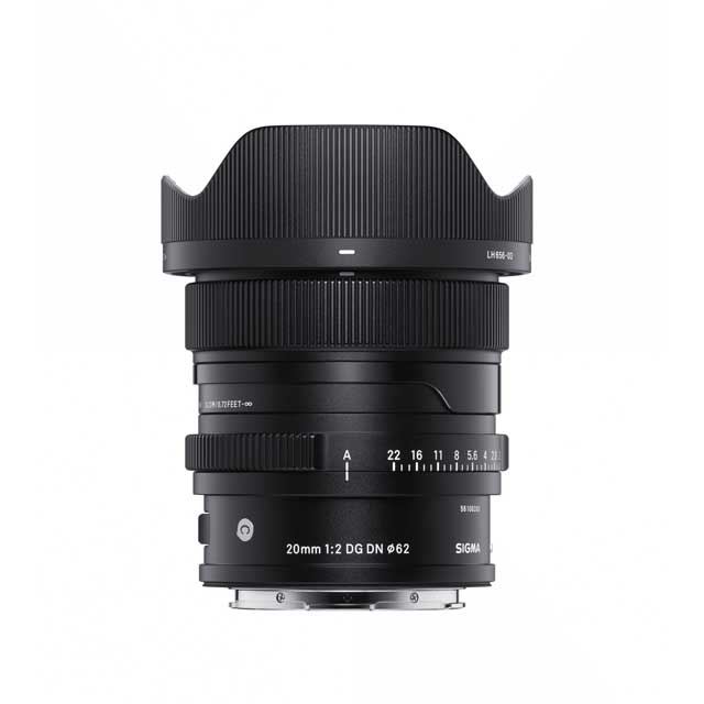 シグマ、ミラーレス用の超広角単焦点レンズ「SIGMA 20mm F2 DG