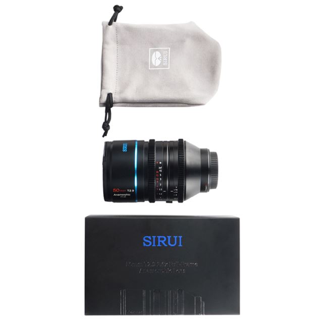 SIRUI、フォーカスギア付きフルサイズアナモルフィックレンズ「50mm T2 