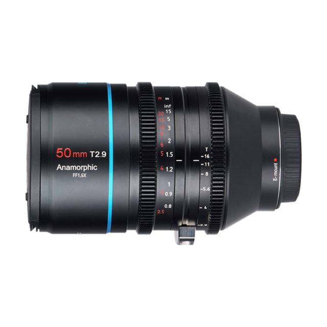 「50mm T2.9 1.6× Full-Size Anamorphic Lens」