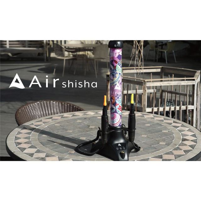 加熱の際に炭を使わない、置き型ノンニコチン電子シーシャ「Air shisha 