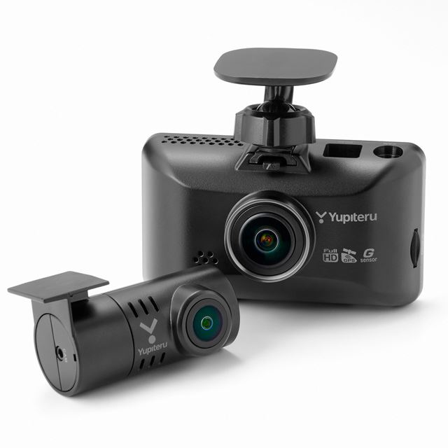 フロントカメラに大画面3型液晶を搭載、ユピテルの「前後2カメラドラレコ」新モデル - 価格.com