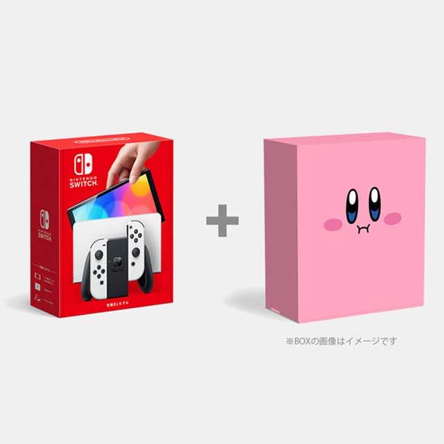 任天堂、「星のカービィ」ほおばりBOX付き「Switch（有機ELモデル）」を限定販売 - 価格.com