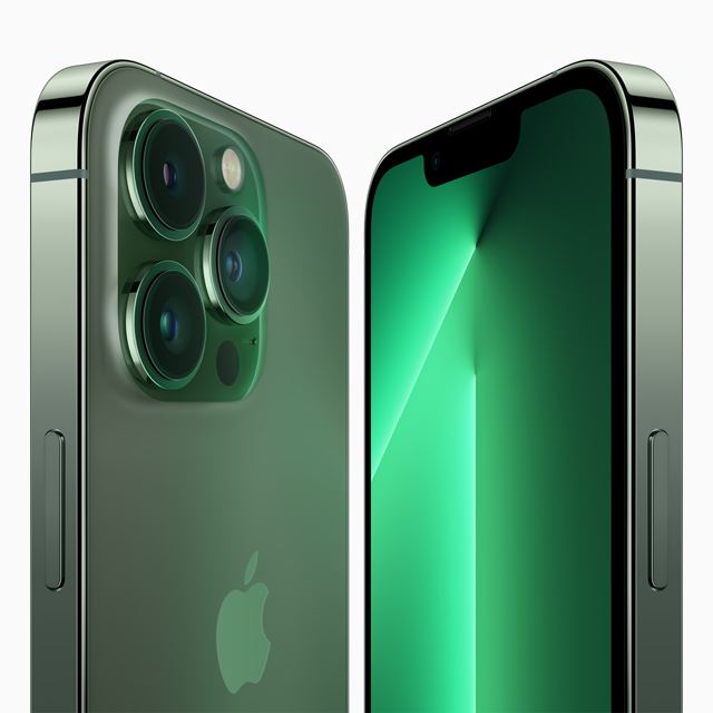 アップル、iPhone 13シリーズの「アルパイングリーン」「グリーン 