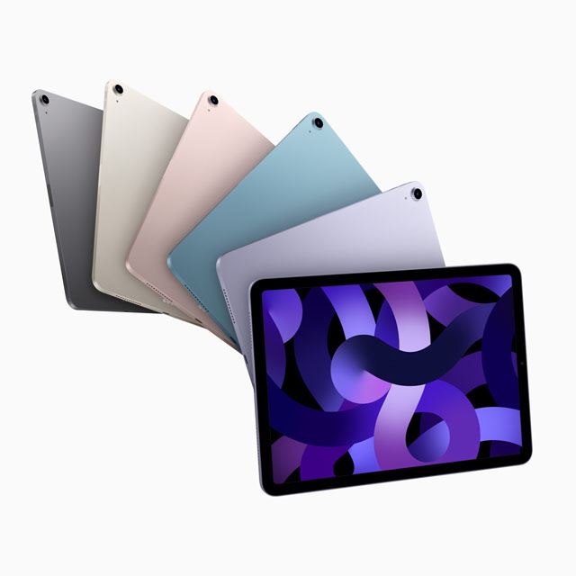 10.9型タブレット「iPad Air」（第5世代）