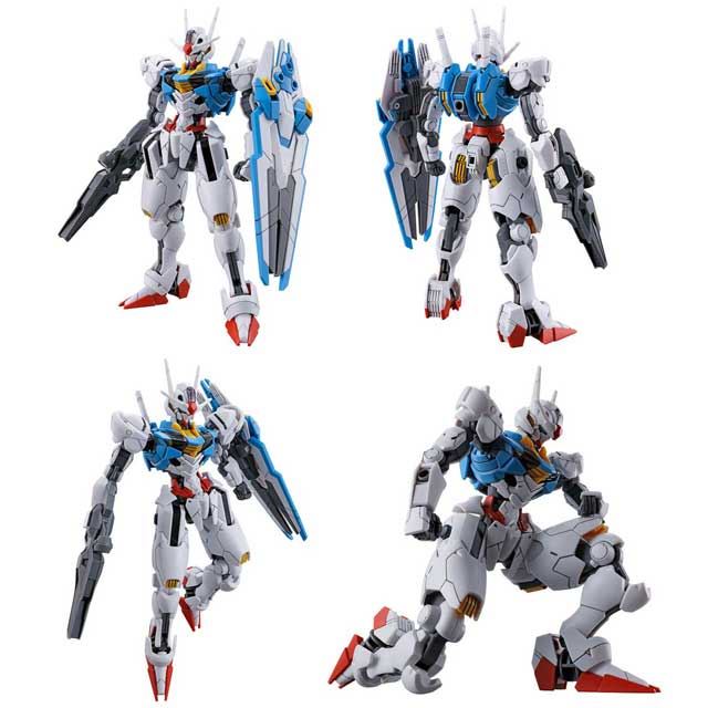 水星の魔女 HG 1/144 ガンダムエアリアル 全塗装 ガンプラ 完成品+