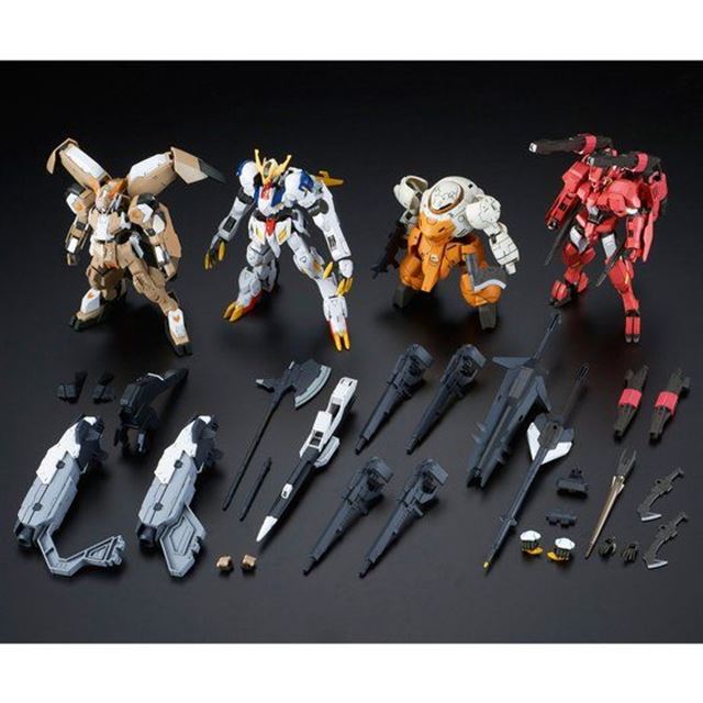 HBIB 鉄血のオルフェンズ プレバン限定キット4点+デカール2種