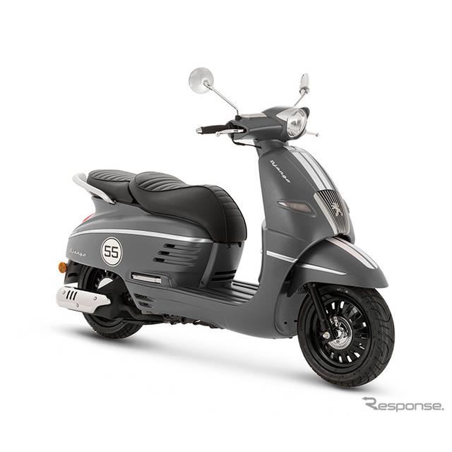 プジョー『ジャンゴ 50/125』、限定車「スポーツ」発売…レーシングゼッケン装着 - 価格.com