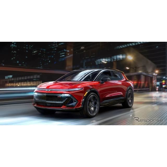 シボレーの電動SUV、ワイドディスプレイ採用…2023年米国発売予定
