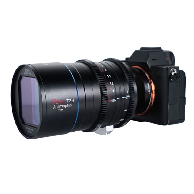「75mm T2.9 1.6× Full-Size Anamorphic Lens」