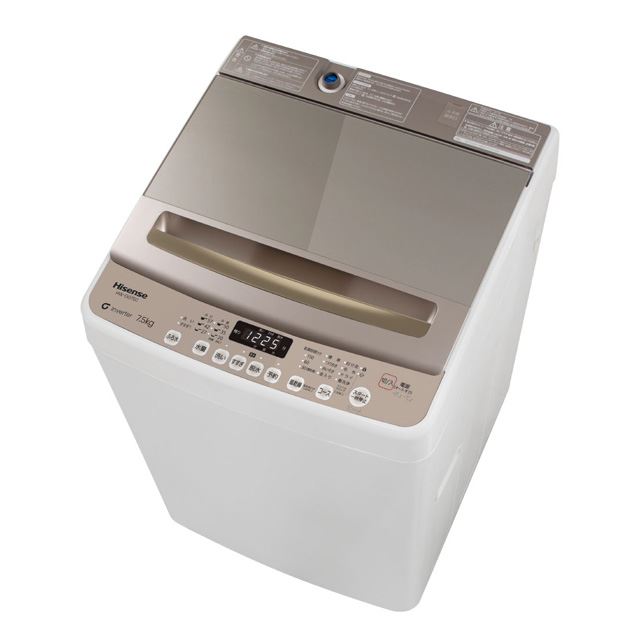 ハイセンス、ガラストップデザイン採用のコンパクト全自動洗濯機3機種 