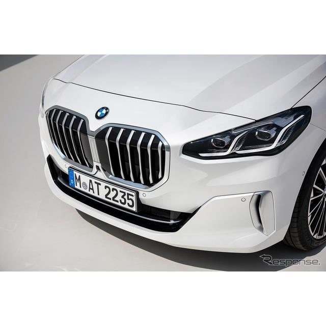BMW 2シリーズアクティブツアラー 新型…大型キドニーグリル採用で 