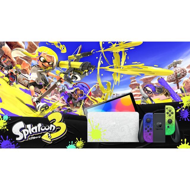 ニンテンドースイッチ有機ELモデル　スプラトゥーン3デザイン