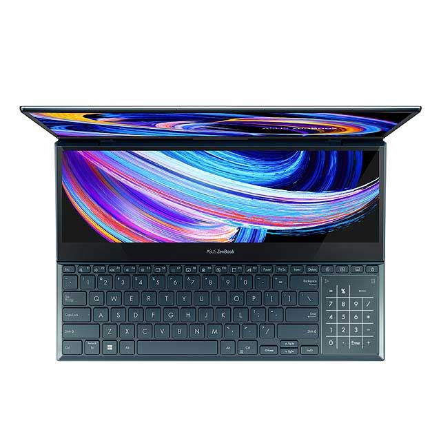ASUS、第12世代Coreを採用した2画面ノートPC「Zenbook Pro Duo 15 OLED