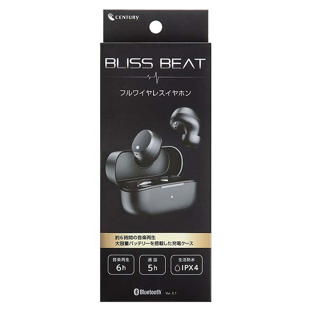 センチュリー、「BLISS BEAT」ブランドの完全ワイヤレスイヤホン