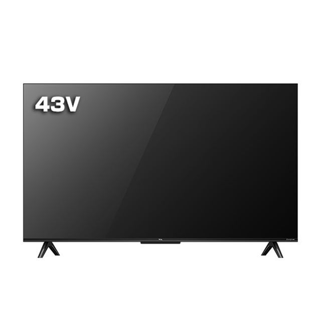 画面サイズ43V型TCL43P63E.  4Kチューナーレステレビ