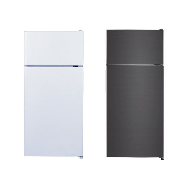 「112L 2ドア冷凍冷蔵庫 JR112ML01」（カラー：ホワイト、ガンメタリック）