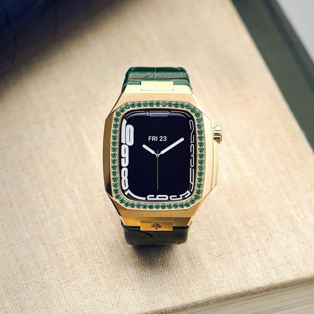 人気機種AppleWatch case Emerald 腕時計 44 45 腕時計(デジタル)